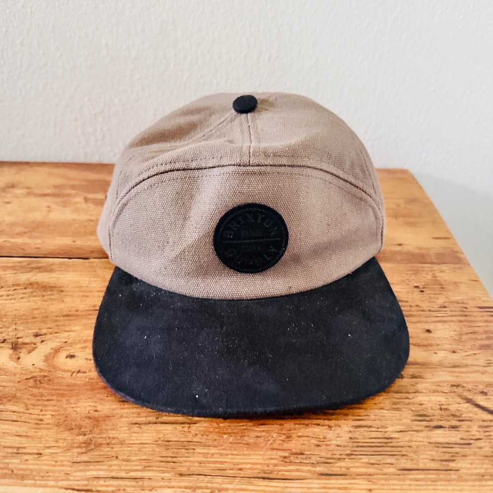 Brixton Supply Gray & Black Textured Hat